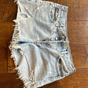 Agolde cut off jean shorts size 29